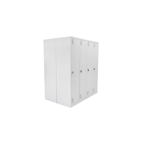 szafka pracownicza metalowa szara 60 cm zamek
