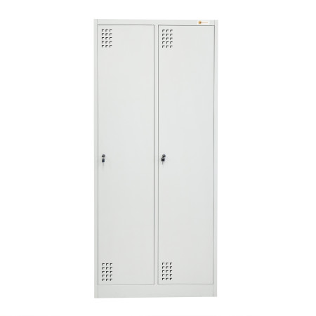 Szafka BHP 2-drzwiowa HAYRAX szara 60×50×180 cm | HRX0004-60