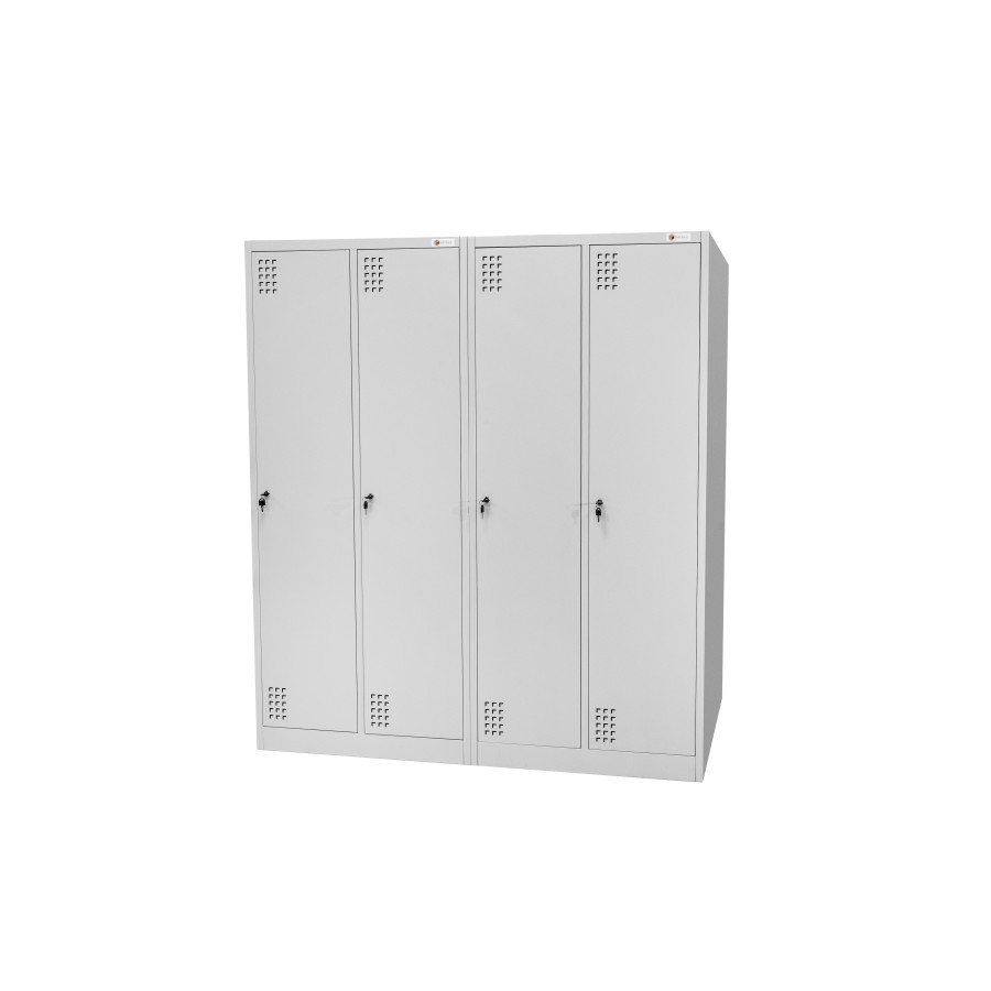 szafka BHP szara 60x50x180 cm w szatni