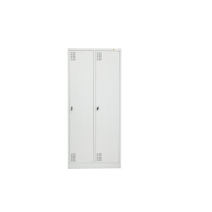 szafka BHP 2-drzwiowa HAYRAX szara front